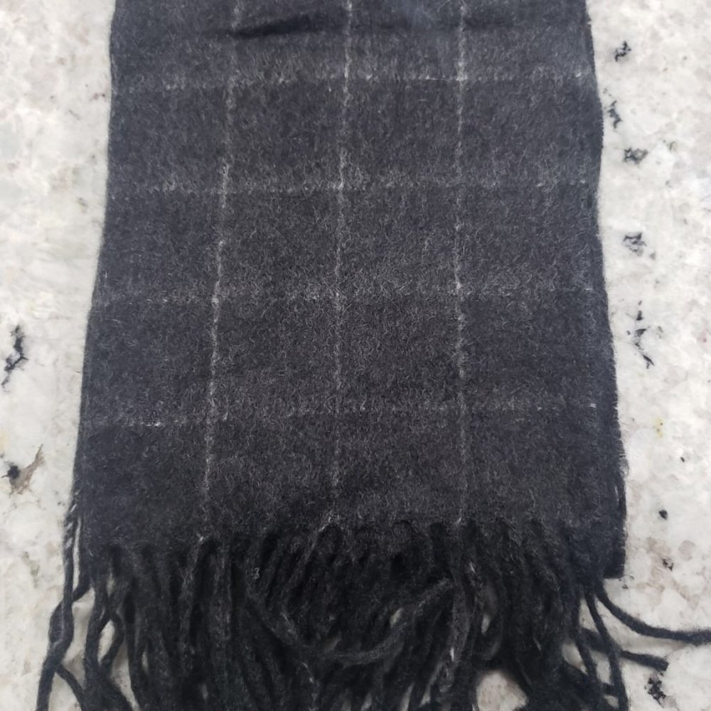 Cashmere GREY PLAID Scarf